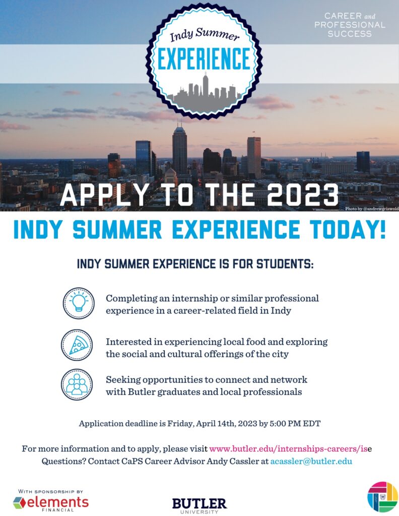 Indy Summer Experience Butler University