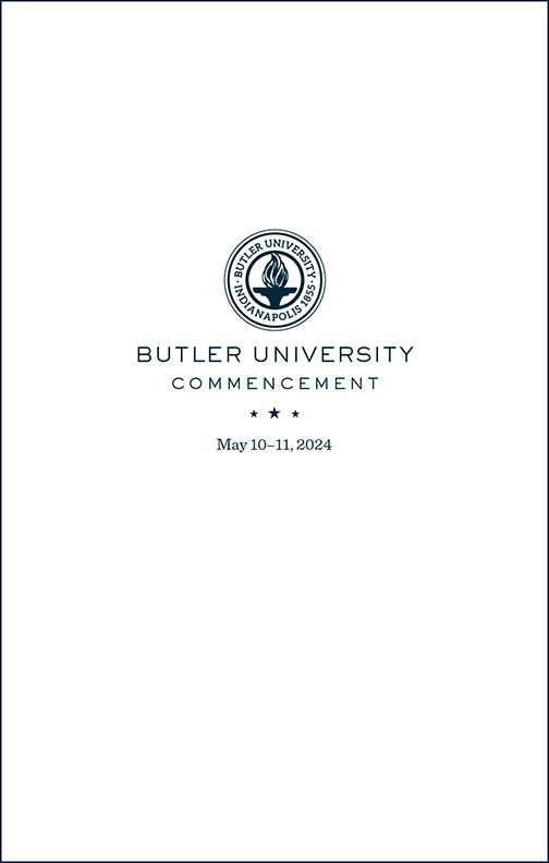Butler University Commencement, May 10-11, 2024